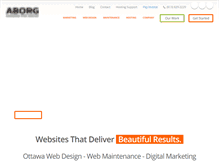 Tablet Screenshot of aborg.com